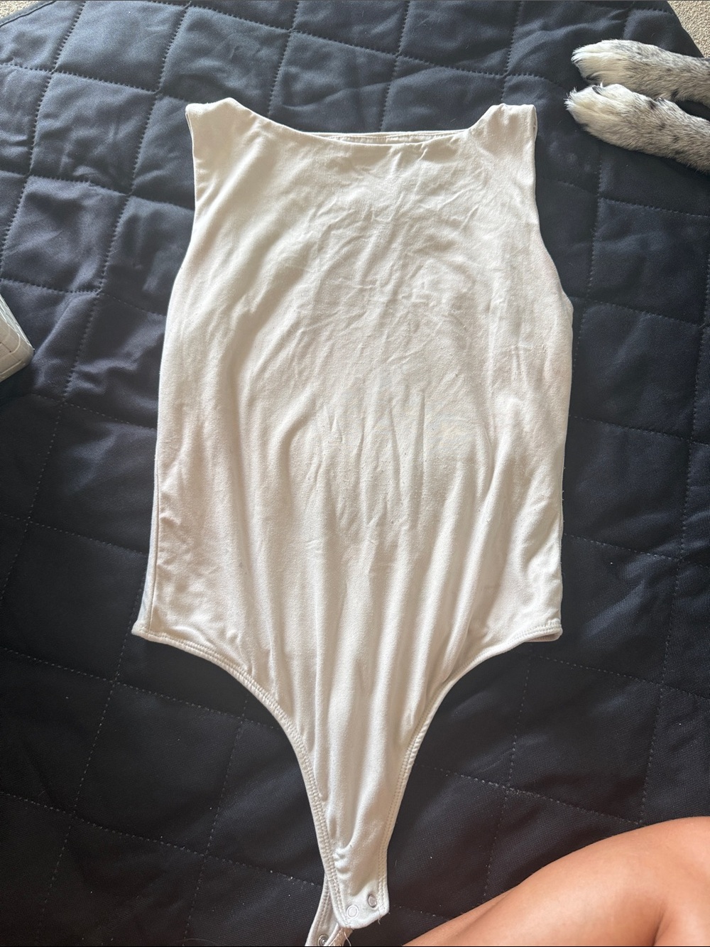 Pink Rose Cream One-Piece Bodysuit